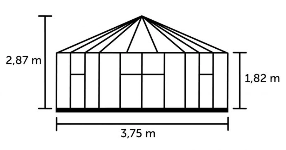 Royal Well Prieel Atrium Zwart Gecoat - Afbeelding 4